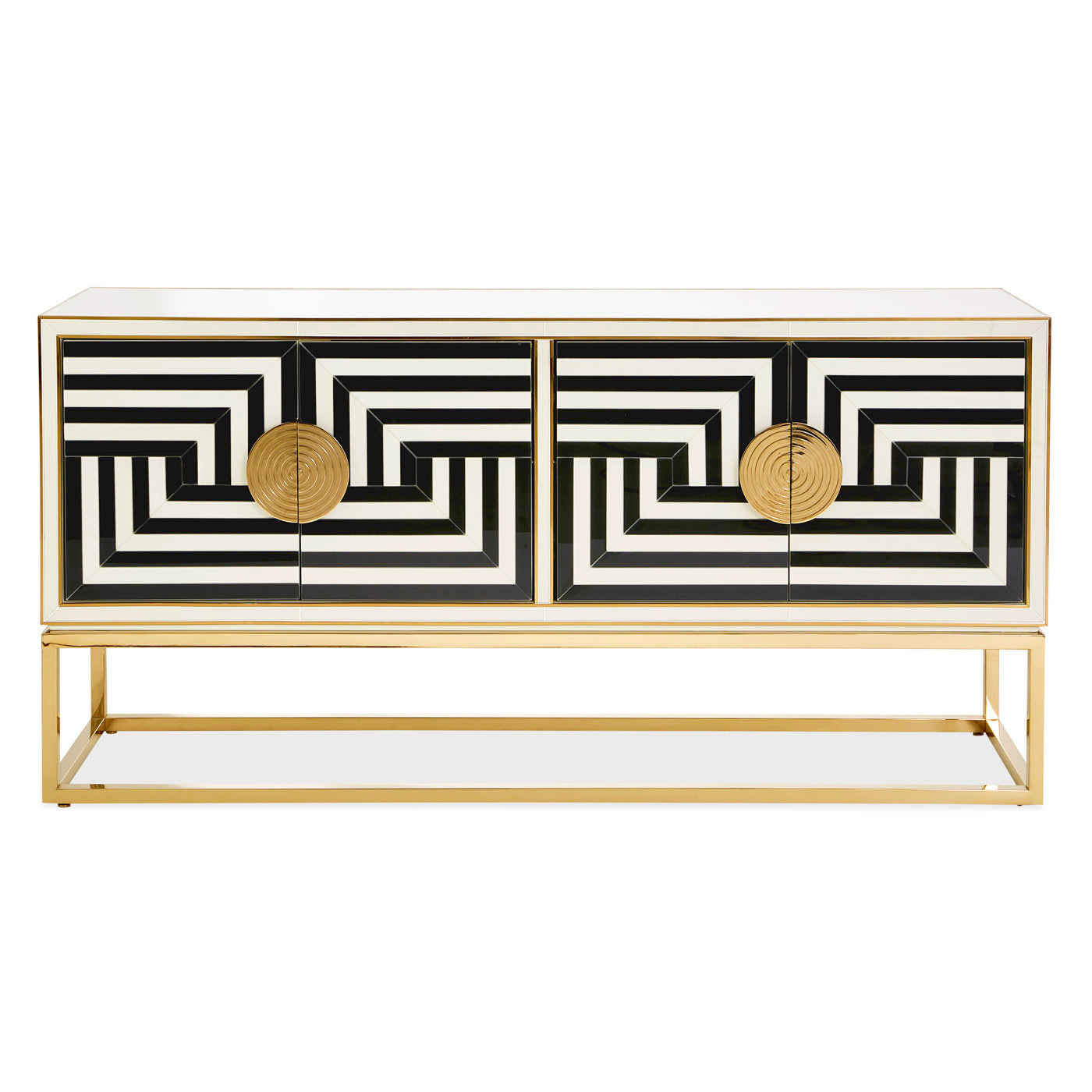 Op Art 64" Credenza